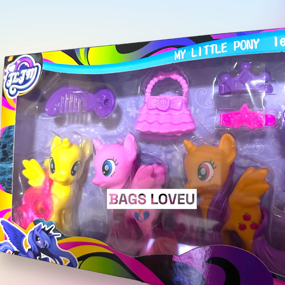 ส่งเร็วมีของแถม-ตุ๊กตา-มายลิตเติ้ลโพนี่-my-little-pony-มายลิตเติ้ลโพนี่-เรนโบว์-แดช-พิงค์กี้-พาย-แรริตี้