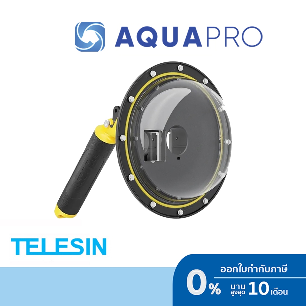 DJI Action 4 3 TELESIN Dome 30M Waterproof Case Diving Housing