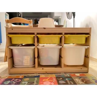 กล่องเก็บของและฝาปิด ทรูฟัสท์ อิเกีย Storage Box TROFAST IKEA