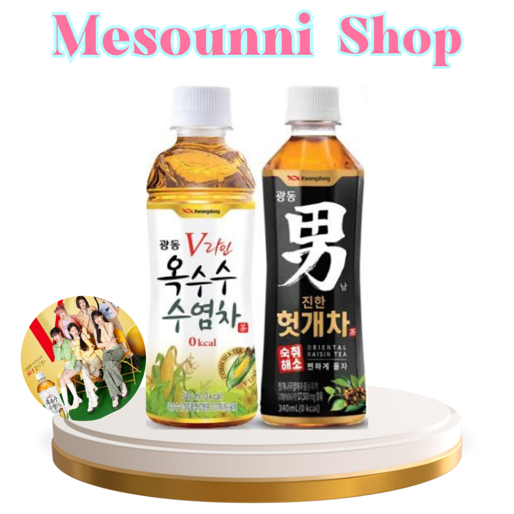 Kwangdong Corn Silk Tea Raisin Tea 340ml ชาข้าวโพด ชาลูกเกด ชาเกาหลี ชา ...