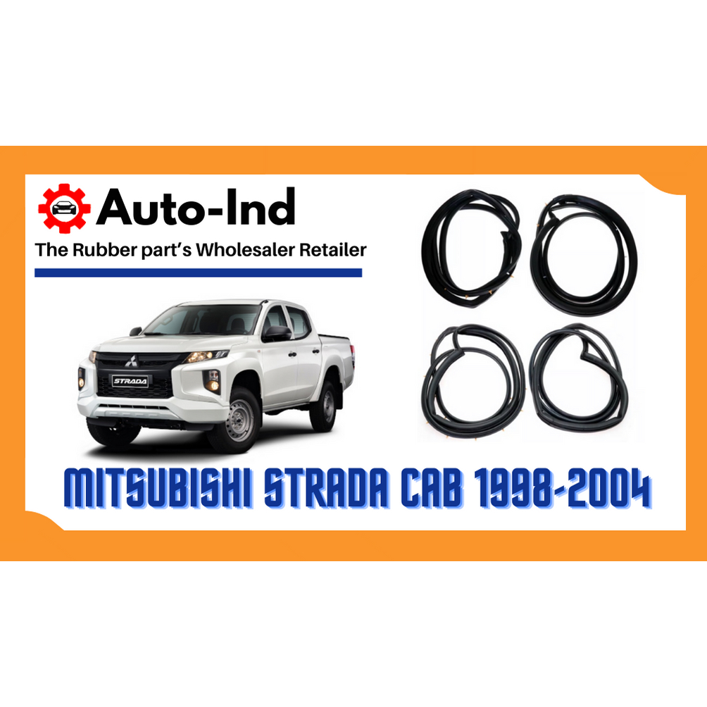 ยางขอบประตู-mitsubishi-strada-cab-รุ่น-4-ประตู-1998-2004-ตรงรุ่น-ฝั่งประตู-door-weatherstrip