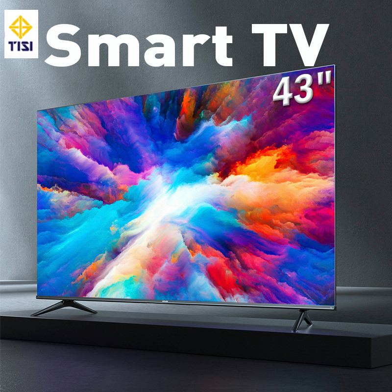 ภาพหน้าปกสินค้าทีวี 43 นิ้ว Smart TV 4K LED โทรทัศน์ ทีวีจอแบน สมาร์ททีวี ระบบ Android ทีวีดิจิตอล รับประกัน 5 ปี