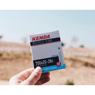 (ขายเป็นคู่)ยางในเสือหมอบ KENDA SUPER LIGHT 0.73mm Bicycle Inner Tube 700x20-28C 48MM/60MM น้ำหนักเบา