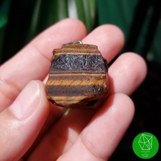 จี้หินไทเกอร์อายดิบ Tigers Eye