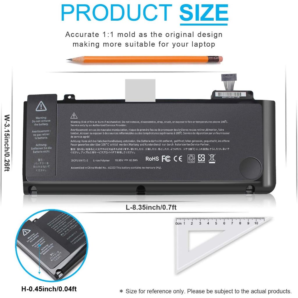 battery-book-pro-12-และ-13-รุ่น-a1322-mid-2009-mid-2010-mid-2011-mid-2012-10-95v-63-5wh