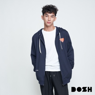 DOSH MENS JACKET HOODIE SUPERMAN เสื้อแจ็คเก็ตฮู้ด DSMJ5012-NV