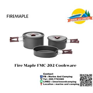 FireMaple FMC-202 Cookware ชุดหม้อแคมป์ปิ้งขนาดกลาง