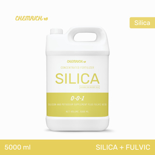 5L ซิลิกา (Silica + Fulvic) ธาตุซิลิกาเสริมความแข็งแรง เพิ่มขนาดกิ่ง ก้าน และลดการหดตัว สารอาหารเข้มข้น - Chemrich