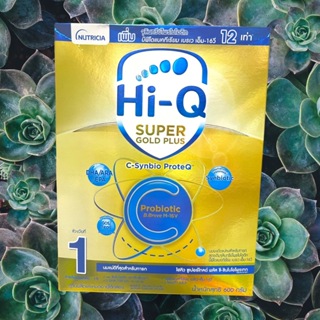ไฮคิว ซูเปอร์โกลด์ พลัส ซี-ซินไบโอโพรเทก ขนาด 600กรัม (ช่วงวัยที่ 1) (สำหรับทารกวัยแรกเกิด - 1 ปี)Hi-Q Super Gold