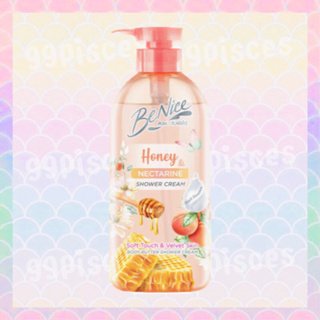 BeNice Honey &amp; Nectarine Body Butter Shower Cream 450 ml. บีไนซ์ ฮันนี่ แอนด์ เนคทารีน บอดี้ บัตเตอร์ ครีมอาบน้ำ 450 มล.