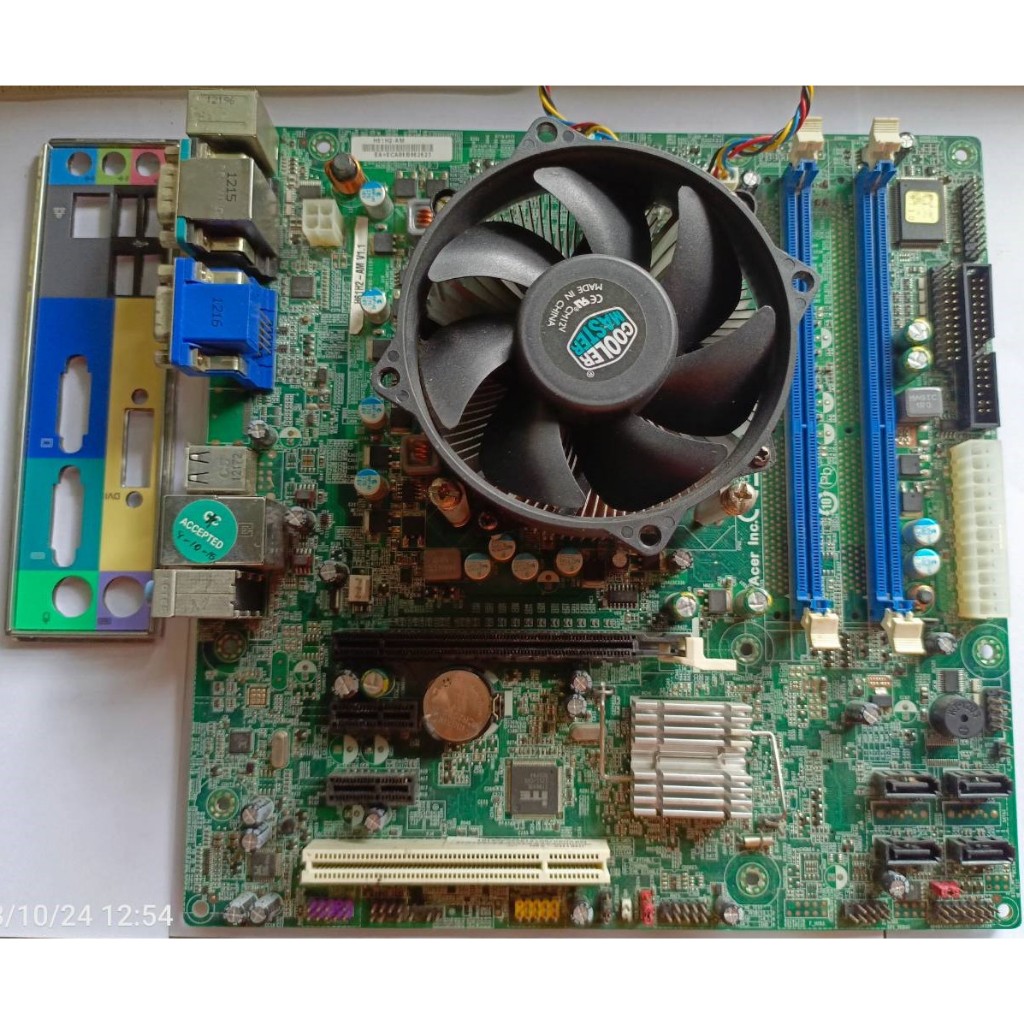 เมนบอร์ด Intel 1155 Gen2 Acer M2610G แถม Pentium G850 พร้อมซิงค์พัดลม ...