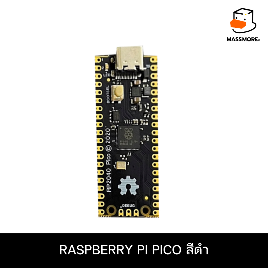 RP2040 Raspberry Pi Pico mini development board รองรับ Micro Python ...