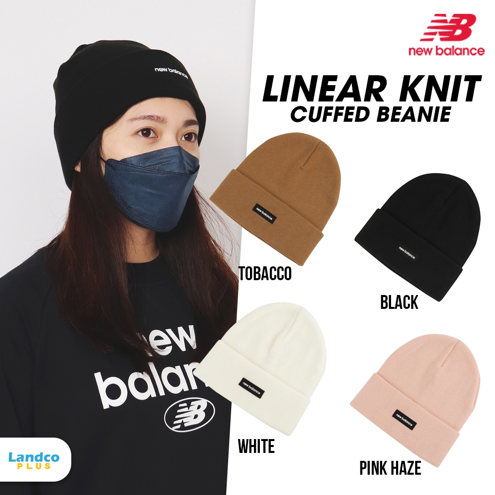 New Balance Collection NB UX Linear Knit Cuffed Beanie LAH33005 1100 Shopee Thailand