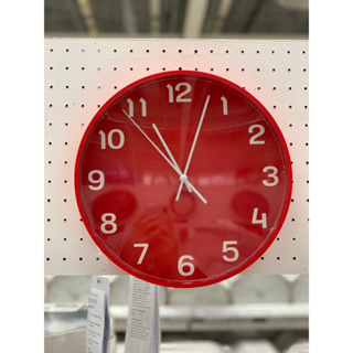 PLUTTIS พลุททีส นาฬิกาแขวนผนัง, แรงดันไฟฟ้าต่ำ/แดง, 28 ซม.