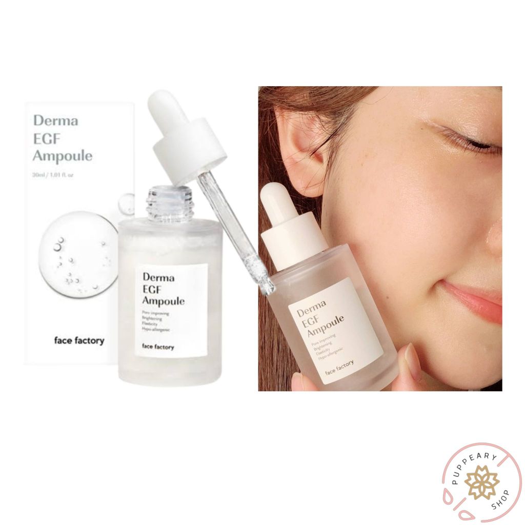 (แท้/พร้อมส่ง) FACE FACTORY DERMA EGF AMPOULE 30ML Shopee Thailand