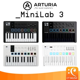 [ใส่โค้ดลด1000บ.] Arturia MiniLab 3 คีย์บอร์ดมีดี้คอนโทรลเลอร์ Midi Controller