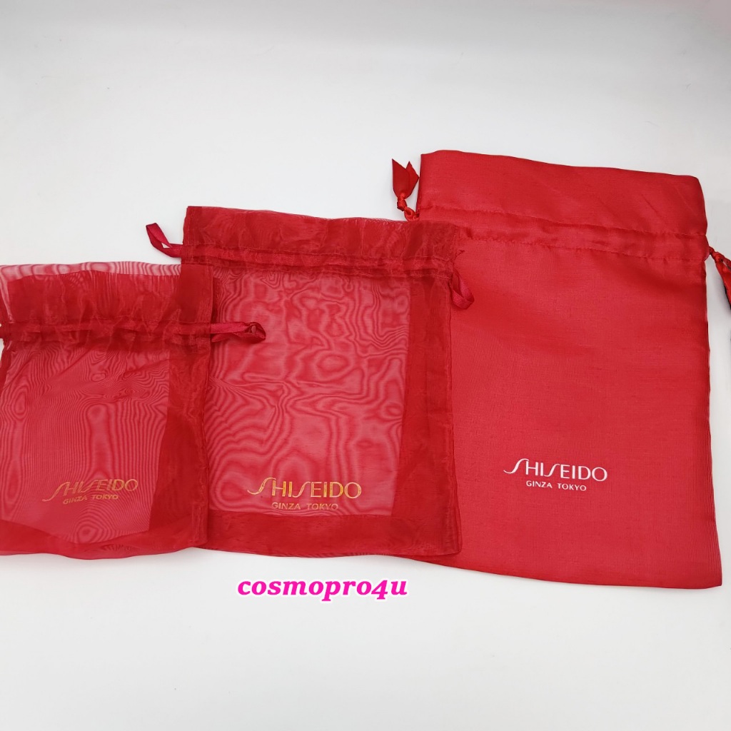 เลือกสี-ขนาด-ถุงผ้าไหมแก้ว-ถุงผ้าแก้ว-มีหูรูด-shiseido-drawstring-bag-ชิเซโด้-ราคา-1-ใบ