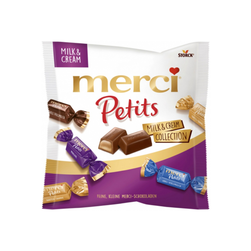 Merci Petits Milk and Cream Collection Chocolate 125g / เมอร์ซี่ เพอทิต ...