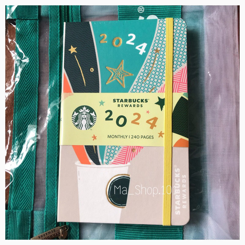 [ของแท้]Starbucks Planner 2024 ดีไซน์สวยมาก (พร้อมส่ง) Shopee Thailand