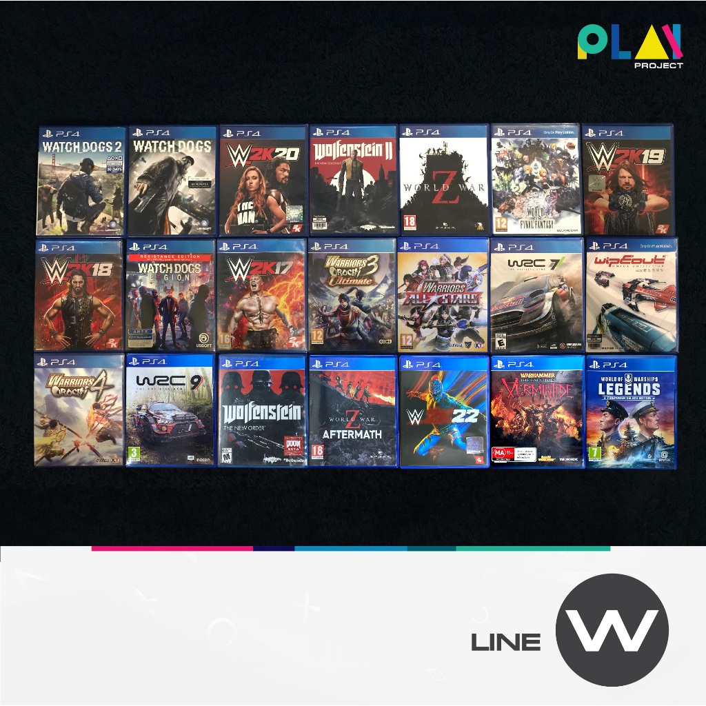 ภาพหน้าปกสินค้าเกม PS4 มือสอง กว่า 100 เกม (รายชื่อตัวอักษร W )