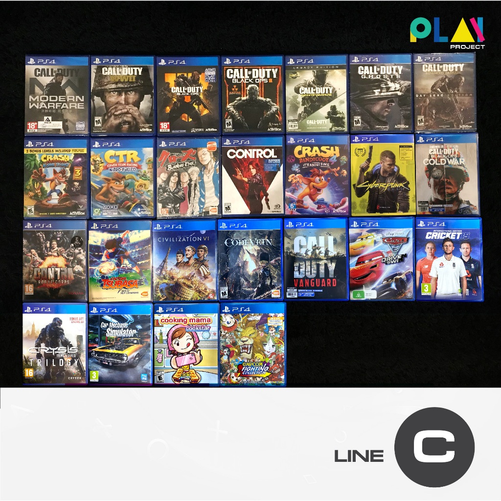 รูปภาพของเกม PS4 มือสอง กว่า 100 เกม (รายชื่อตัวอักษร C )ลองเช็คราคา