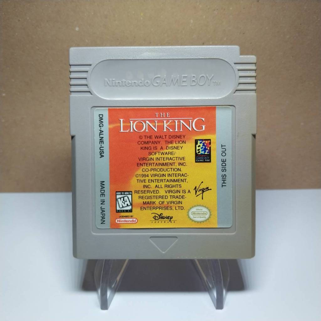 ตลับแท้ The Lion King (USA) Gameboy Shopee Thailand