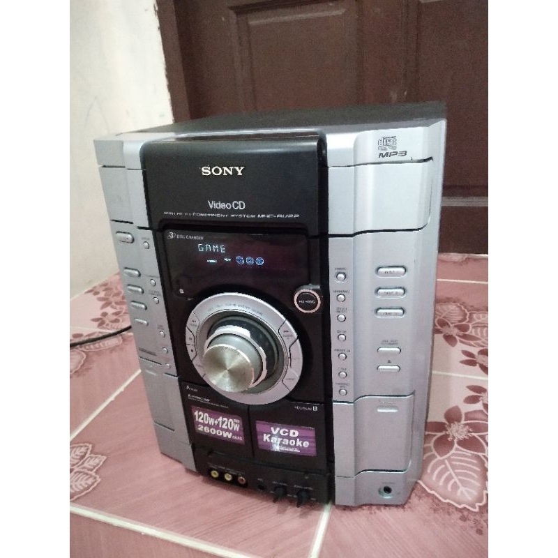 เครื่องเสียงโซนี่ มือสอง Sony HCD-RV22 (120W+120W RMS) (พร้อมรีโมทตรง ...