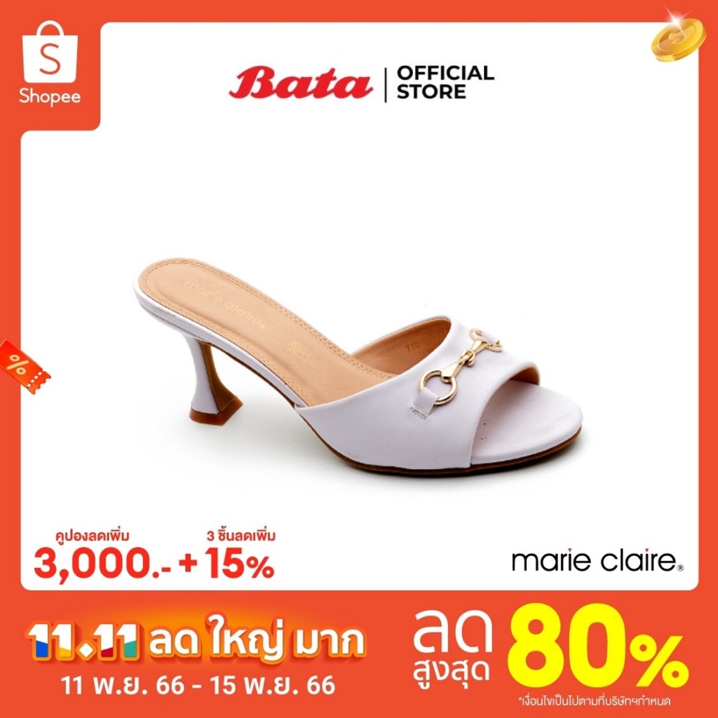 bata-บาจา-ยี่ห้อ-marie-claire-รองเท้าส้นสูงแบบมีส้นแบบสวม-รองเท้าส้นสูงสำหรับผู้หญิง-สูง-5-นิ้ว-รุ่น-chala-สีดำ-รหัส-7709272