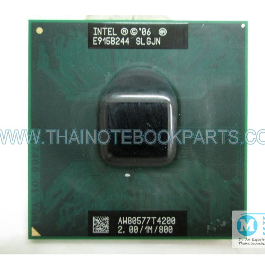ซีพียู CPU Intel Pentium Dual-Core Mobile SLGJN T4200 CPU 2.0 GHz Bus ...