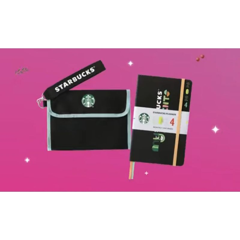 Starbucks Year Planner 2024 Premium Set with Bag Shopee Thailand