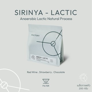 Factory Coffee เมล็ดกาแฟ อาราบิก้า100% Maesuai - Sirinya l Lactic Natural Process (200 g)