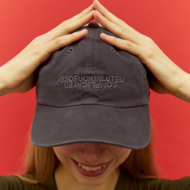 DUCKYBOY ABSOFUCKINLUTELY COMPLICATED FADED CAP หมวกแก๊ป (มี2สี ...