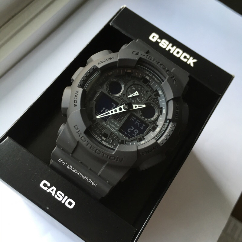 นาฬิกาข้อมือ-g-shock-ของแท้-ga-100-1a4-ga-100-1a1-ga-100a-1a2-ga-100a-9a-ga-100b-4a-ประกันศูนย์เซ็นทรัล-cmg-1-ปี