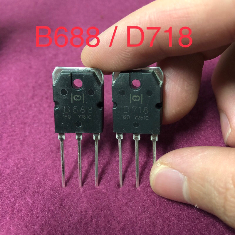 B688 D718 ทรานซิสเตอร์ Transistor ยี่ห้อแท้ (สินค้าในไทย ส่งเร็วทันใจ