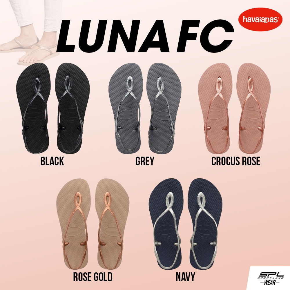 ภาพหน้าปกสินค้าHavaianas Collection รองเท้าแตะ รองเท้ารัดส้น CR Luna FC รหัส 4129697 (890)