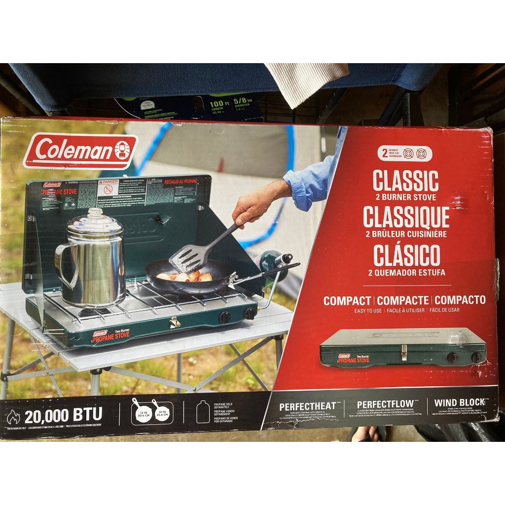 เตา Coleman Classic Stove Propane 2Burner 20,000 Shopee Thailand
