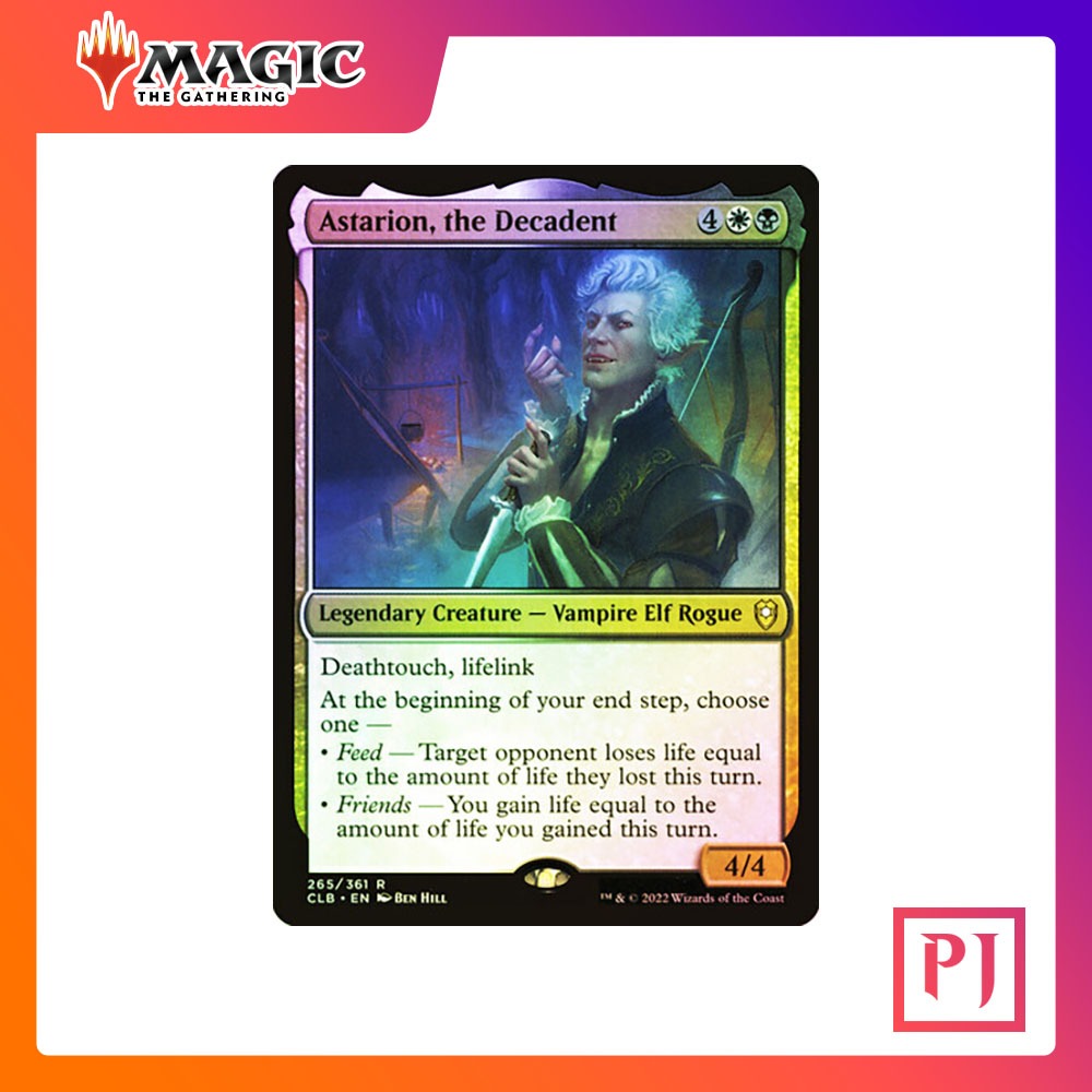 Astarion, the Decadent (Rainbow Foil) [Secret Lair Drop Series] MTG:  Astarion, The Decadent, an art print by Ben Hill - INPRNT