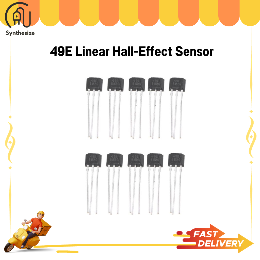 (3ชิ้น) SS49E 49E Linear Hall-Effect Sensor อะไหล่ซ่อมคันเร่งไฟฟ้า ...