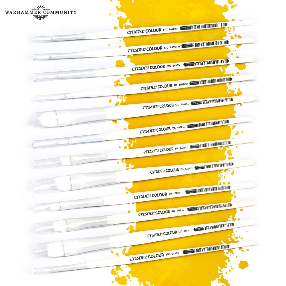 พู่กันขนใยสังเคราะห์คุณภาพสูง Citadel Synthetic (STC) Brushes • Layer