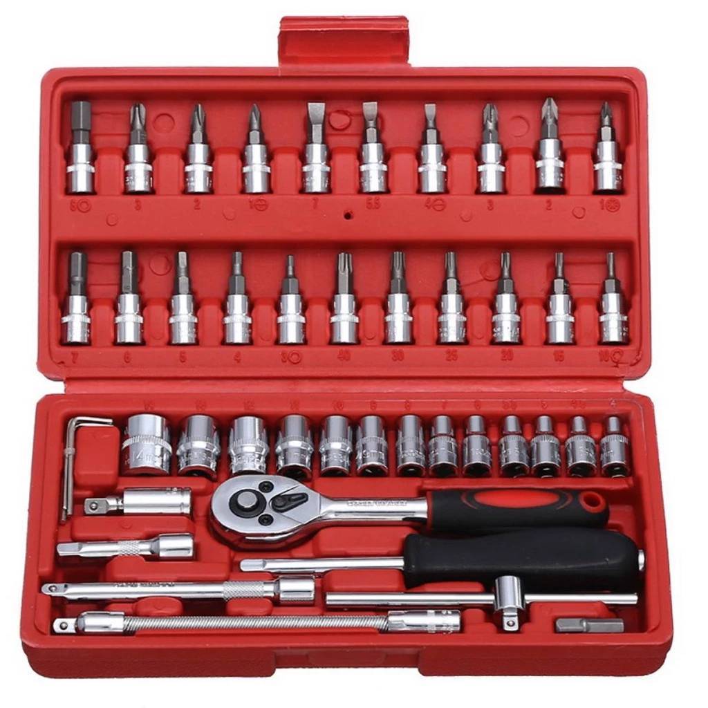 EURO KING TOOLS ชุดบล็อก 40 ชิ้น+ประแจ YETI+แหวน YETI(7pc) +ชุดบล็อก 46 ...