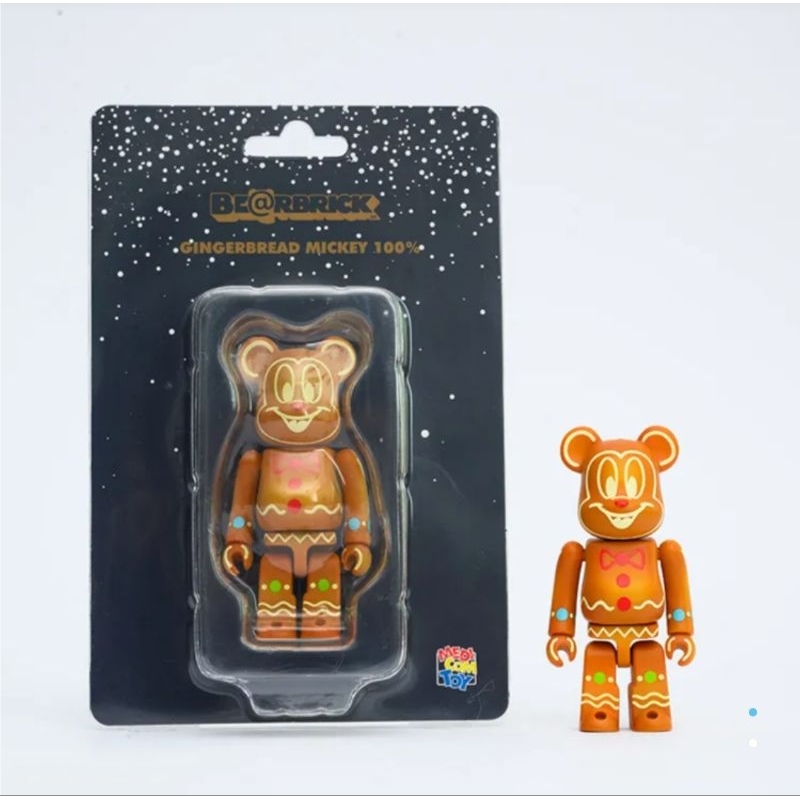 Bearbrick Limited Edition Olaf / Gingerbread Mickey | Shopee Thailand