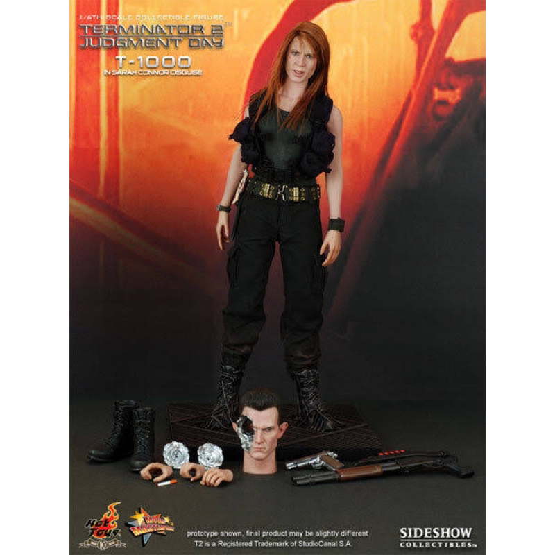 Figurine Hot Toys T1000 Terminator – Occasion, état Correct