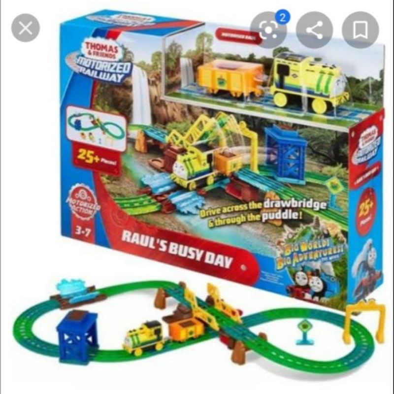 ใส่ถ่านวิ่งได้คะ//Thomas and friends Raul's Busy Day | Shopee Thailand