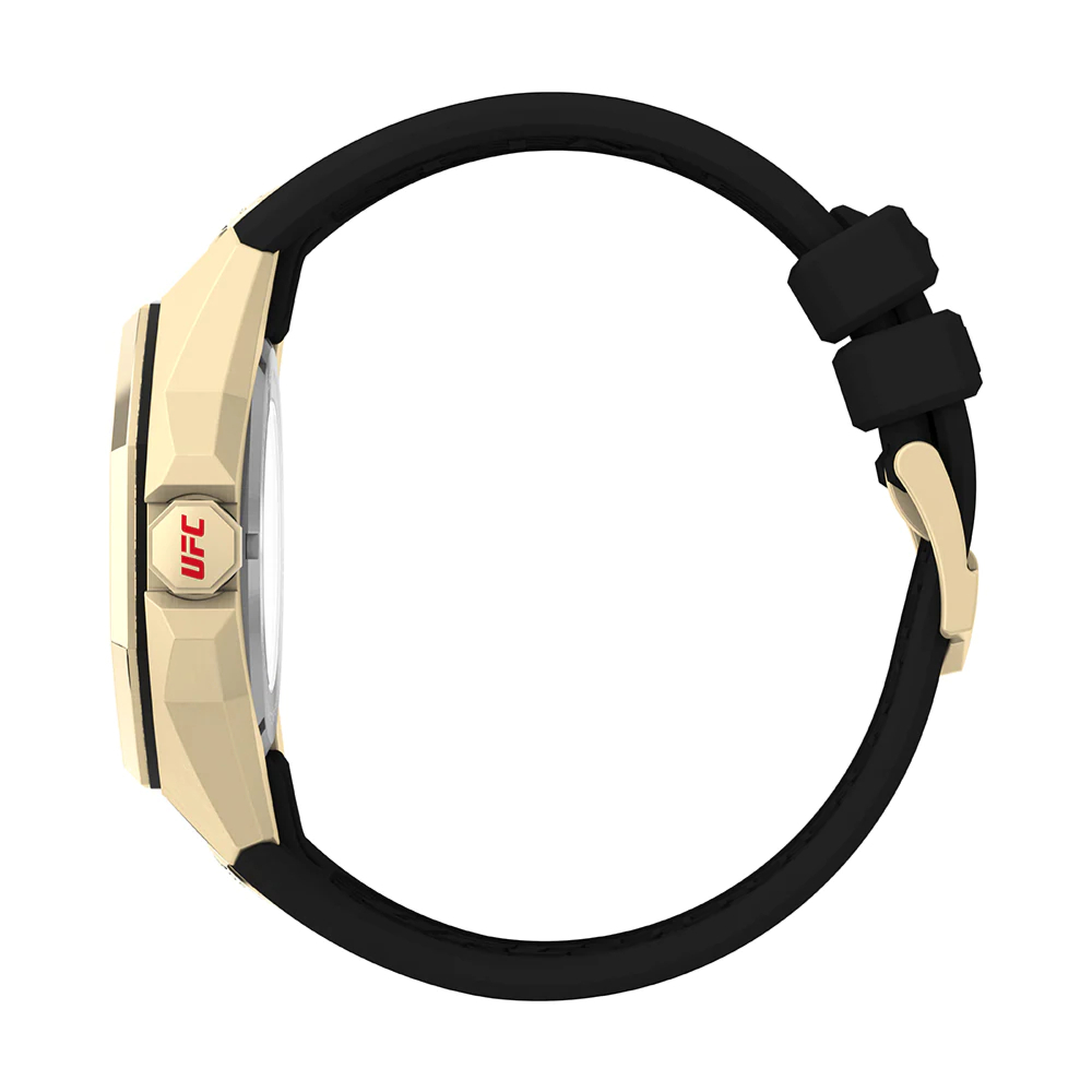 TIMEX TW2V86500 UFC Pro Automatic นาฬิกาข้อมือผู้ชาย สายซิลิโคน สีดำ ...
