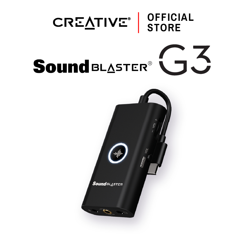 CREATIVE Sound Blaster G3 External USB Sound Card WindowsmacOSPS5