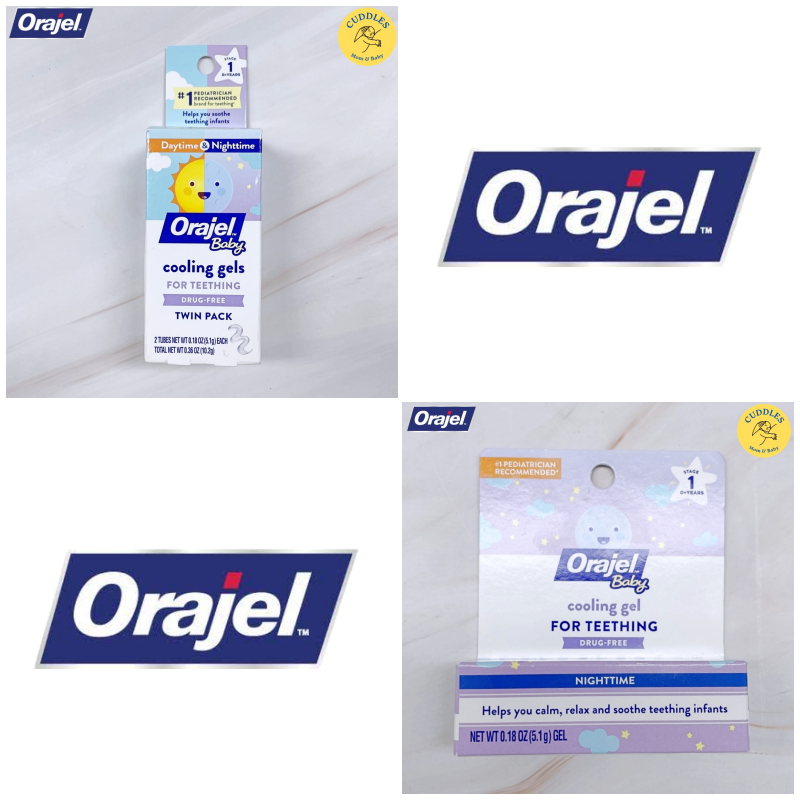 (Orajel) Baby Daytime & Nighttime Cooling Gels for Teething 5.1 g เจล