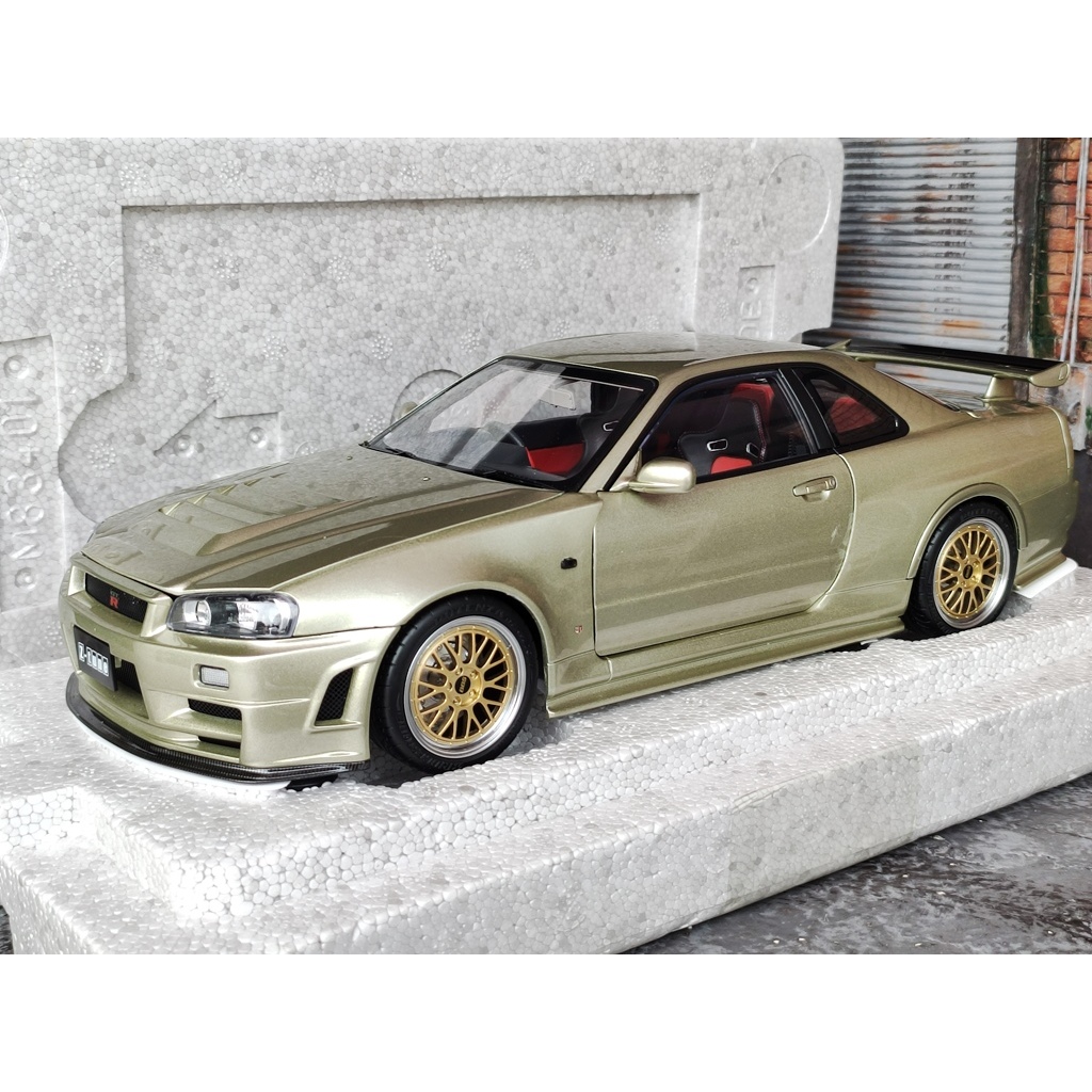 โมเดลรถR34 model MH Model MotorHelix nissan Skyline R34 GT-R Nismo Z ...