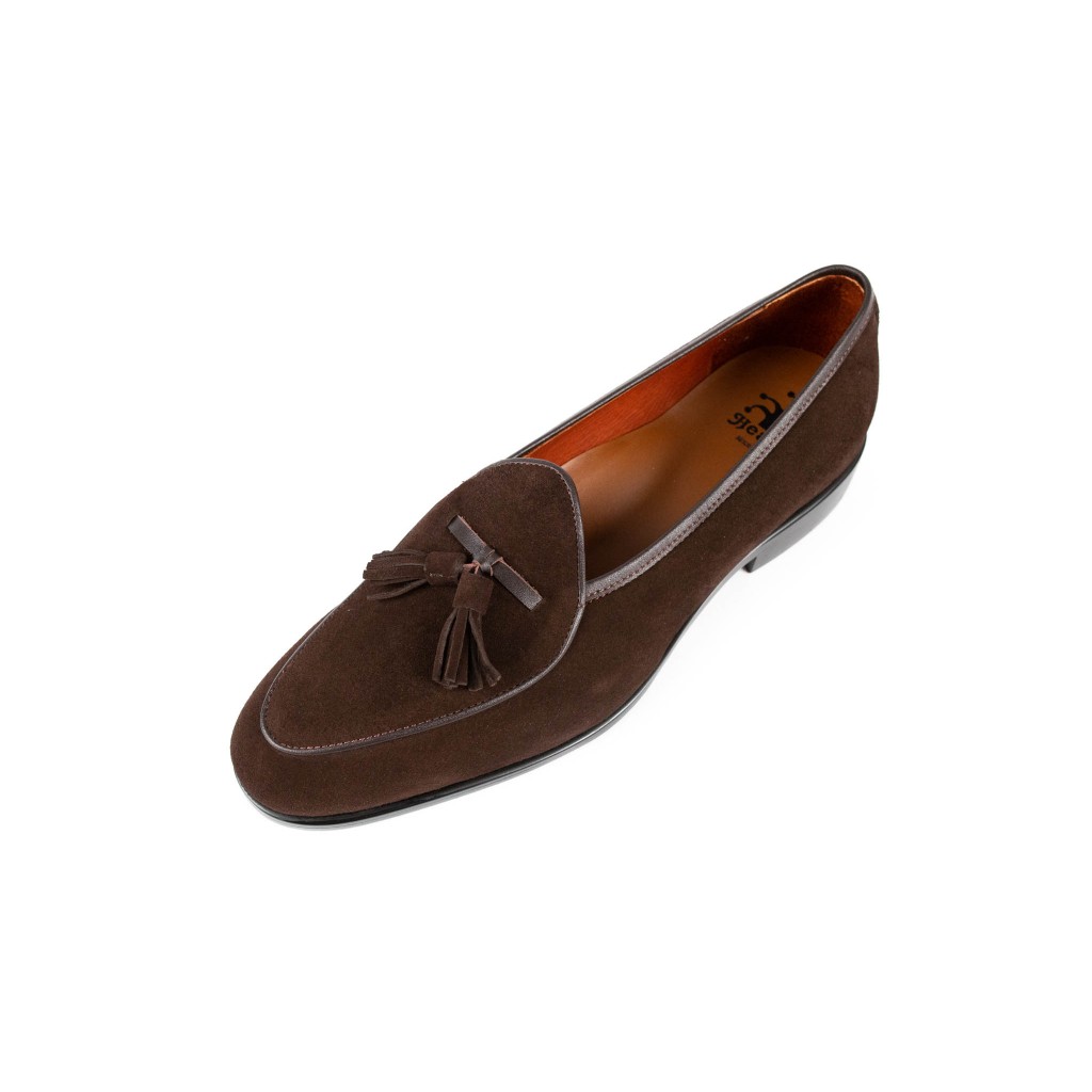 HEAVY SHOES รองเท้าหนังแบบสวมรุ่น VC7203 สีน้ำตาล | Shopee Thailand