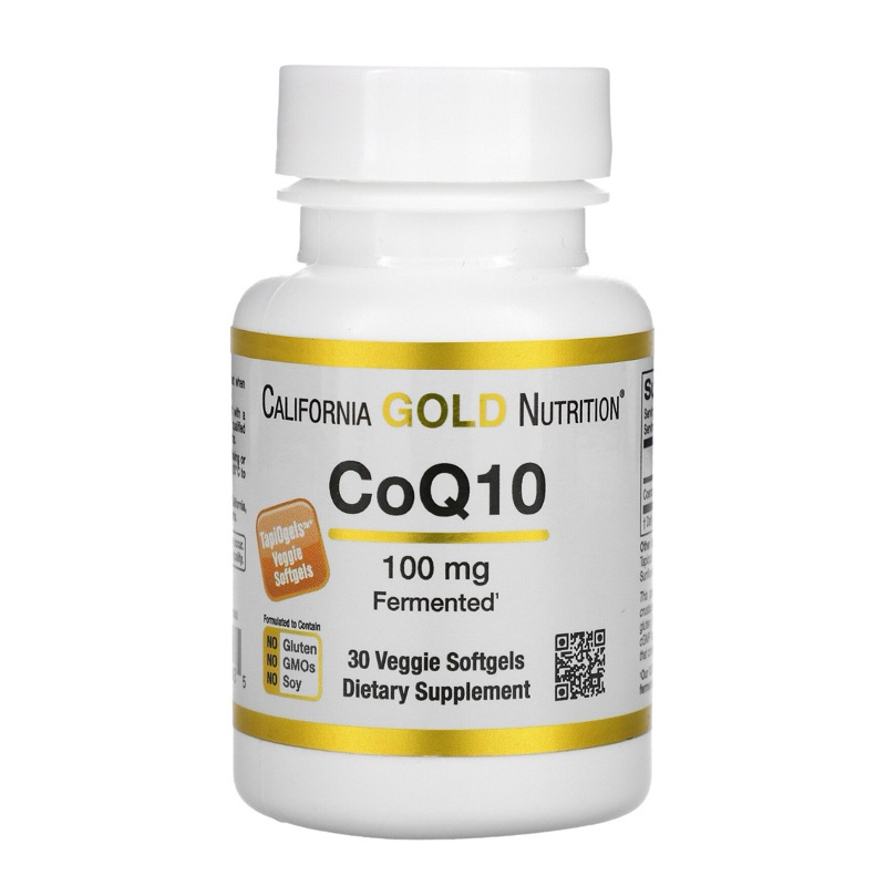 California Gold Nutrition, CoQ10 with BioPerine, 100 mg, 150 Veggie ...