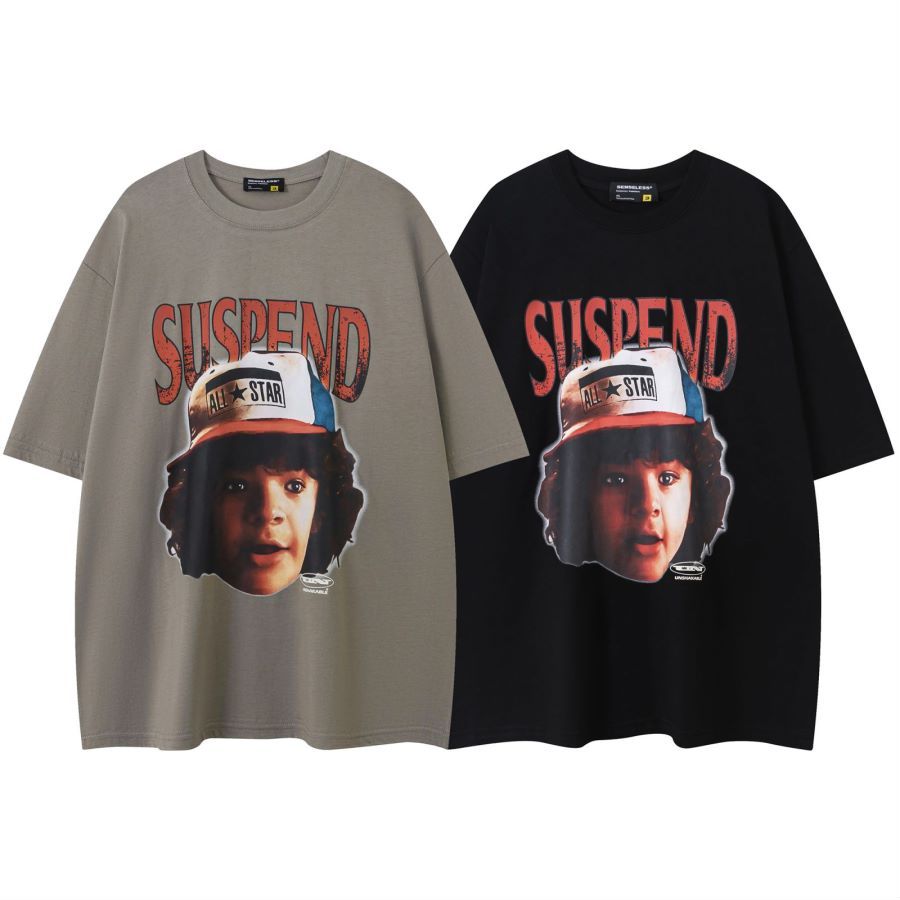 spaceboy เสื้อยืดแขนสั้น “ DUSTIN ” oversize T-shirt [SE29] | Shopee ...